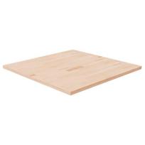 Stalviršis, 80x80x2,5cm, neapdorotas ąžuolo medienos masyvas