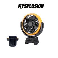 Brushless Cordless 360° Electric Fan USB Type-C Mobile Phone Charger Power Bank For Dewalt 20V battery power tool No battery