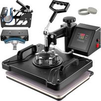 VEVOR Heat Press 5 in 1 Heat Press Machine 38x30cm T-shirt Press Mug Printing Machine Multifuctional Heat Transfer Machine for T-shirt Mug Hat Plate