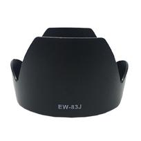 EW-83J SunShade Protectors Sunhood Suitable for EF-S 17-55mm f/2.8 ISUSM Lens 1 black