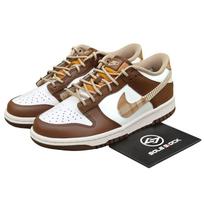 Nike Dunk Low Brown/Plaid Youth's  FV3653-191 35.5 beige