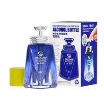 Mechanic 150ML Press Type Glass Alcohol Bottle Kit Microporous Push-Type Anti-Blocking Stainless Steel Cleaning Bottle Tools Set blue