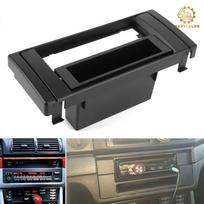 For BMW 5 Series E39 X5 E53 Radio Fascia Panel 1 Din Stereo Frame Dash Mount Trim CD Player Adapter Black black