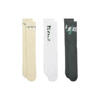 Nike Everyday Plus Cushioned Crew Socks 3 Pack 'Multicolor' DH3822-901 L beige