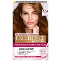 Loreal excellence creme hair dye - 4.54 mahogany-copper brown 192ml