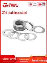 304 Stainless Steel Flat Washer Shim, 0.1-0.5mm for M3-M40 17*24*0.2 (10 pieces)