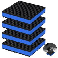Anti Vibration Pads 4 Pack 4x4 Inch EVA Core Rubber Isolation Pads for Appliances juoda