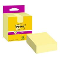 Lipnūs lapeliai 3M Post-it® Super Sticky 76mmx76mm 270 lapelių, geltonos spalvos