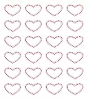 Lipnūs kristaliukai Hearts 24