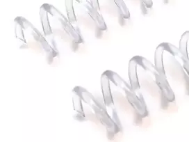 Įsukama spiralė Coil, 14 mm (100 vnt.), skaidri