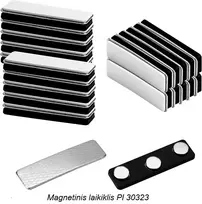 Magnetinis laikiklis vardinei kortelei PI 30323 (10 vnt)