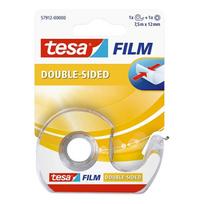 *Dvipusė lipni juosta TESA, 12mm x 7,5m, biuro darbams dėkle su peiliuku