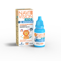 NAVIVISION PLUS KIDS, akių lašai vaikams, nuo 6m, 15 ml.