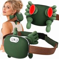 Kaklo, pečių ir nugaros masažuoklis BIONIC su šildymu, USB, rankena