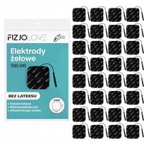 Elektrostimuliacijos geliniai elektrodai, 5x5 cm, 32 vnt., juodi