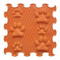 Sensorinis kilimėlis „Hard paws“, kietas, oranžinis, 1 vnt.