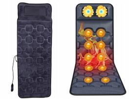 Masažo kilimėlis SHIATSU su vibracija, nugaros masažui
