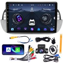 Multimedijos centras FIAT 500 2007–2015, 9" Android 15, 4+64GB, CarPlay, WiFi, GPS, AHD kamera