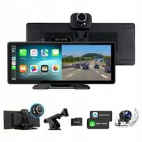 Universalus 10,26" ekranas su belaidžiu CarPlay, Android Auto ir DVR galinio vaizdo kamera