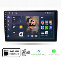Automobilinė Android radija Audi A4 B6/B7 (2000–2009), CarPlay, Android Auto, 4+64GB