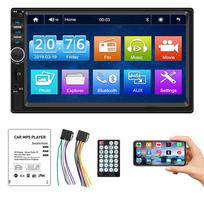 Automobilio radijas 2 DIN, 7", Bluetooth, RDS, USB, AUX, microSD, 4x50W, su nuotolinio valdymo pultu