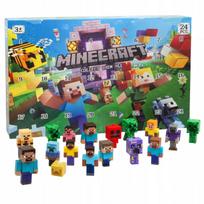 Advento kalendorius su 24 MINECRAFT pakabukais ir figūrėlėmis – Steve