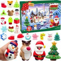 Vaikiškas advento kalendorius SQUISHY JUMBO, 24 dienos, 2025, 3–9 metų vaikams