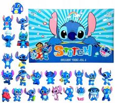 Advento kalendorius Lilo ir Stitch, 24 figūrėlės, raktų pakabukai, siurprizai