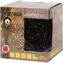 Dekoratyvinis LED šviestuvas rutulys su lametais, Ø18 cm, 140 LED