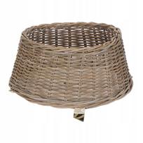 Kalėdinės eglutės stovo apdangalas, pintas medis, 40–60 cm, ratanas, boho-skandinaviškas stilius