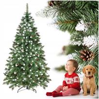 Dirbtinė eglutė Diamond Pine su sniego efektu, 200 cm, tanki, PREMIUM