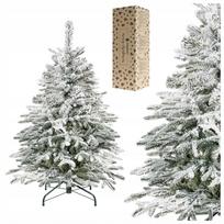 Dirbtinė Kalėdų eglutė su sniego efektu 120 cm, tanki, PREMIUM