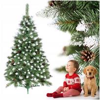 Dirbtinė eglutė Diamond Pine su sniegu, 120 cm, tanki, PREMIUM