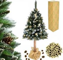Dirbtinė Kalėdų eglutė Diamond Pine su sniegu ir lemputėmis, 180 cm