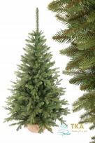Dirbtinė Kalėdų eglutė 120 cm, itin tanki, vazonėlyje, natūralios išvaizdos