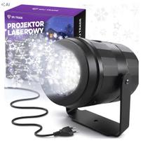 Projektorius LED lazerinis, namams, RGB, snaigės, Kalėdų Senelis, sniego rutuliai