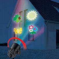 LED projektorius EASYmaxx pastatų sienų animacijai