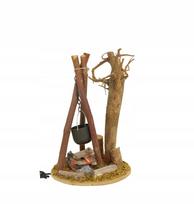 Laužavietės ir apšvietimo katilas, aukštis 15 cm, tinka figūroms 15–20 cm