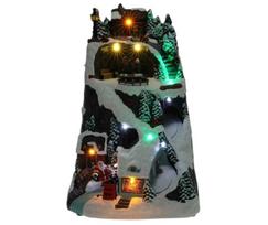 LED kalnų slidinėjimo dekoracija, 30 cm