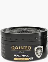 Qainzo Paris plaukų vaškas labai stipriai fiksacijai, blizgus Qainzo Hair Wax Keratine Nr5 150ml