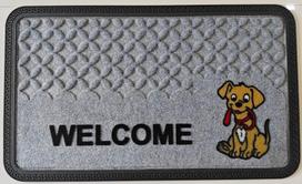 Kilimėlis RICCO SMART PIES/DOG, 45 x 75 cm, 100% PP, gumos pagrindas, 802-001