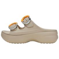 Crocs Šeštadienio Laisvalaikio Paprasti Šlepetės Moteriškos Basutės Smėlio spalvos 213246-2NM 39-40 gray