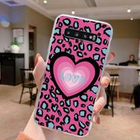 Clear Case For Samsung Galaxy S10 S10E S 10 Plus S9 S20 FE S20 10 Plus Lite Leopard Soft TPU Shell Silicone for Samsung S10+ S20 pink