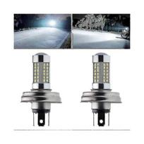 2 vnt. Motociklo P45t R2 66 SMD LED priekinis žibintas Aukštos/žemos šviesos motoroleriui, mopedui Baltas 6000K 6V 12V -bp Edition 0617