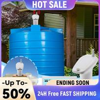 Ultrasonic Water Tank Liquid Level Meter with Temperature Sensor Time Display Ultrasonic Water Tank Liquid Depth Level Meter China Mainland blue