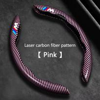 2pcs Carbon Fiber Non-slip Car Steering Wheel Cover For BMW M Emblem E46 E36 E34 F10 E90 F30 E60 F30 E53 E30 E92 E87 Accessories