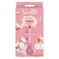 Venus Comfort Glide White Tee Women's Razor + 2 Blades Pack 1 pcs white