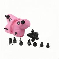 Electric Balloon Pump Multi Nozzle Carry Handle pink