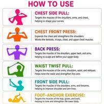 Multifunction Stretch Resistance Exercise Band 7 Ring Leg Stretch Strap  Leg Exercise violetinė