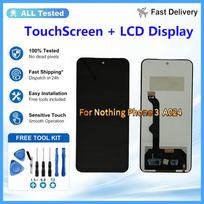 Pilnas LCD ekrano ir skaitmenintuvo surinkimas, skirtas Nothing Phone 3 A024 black